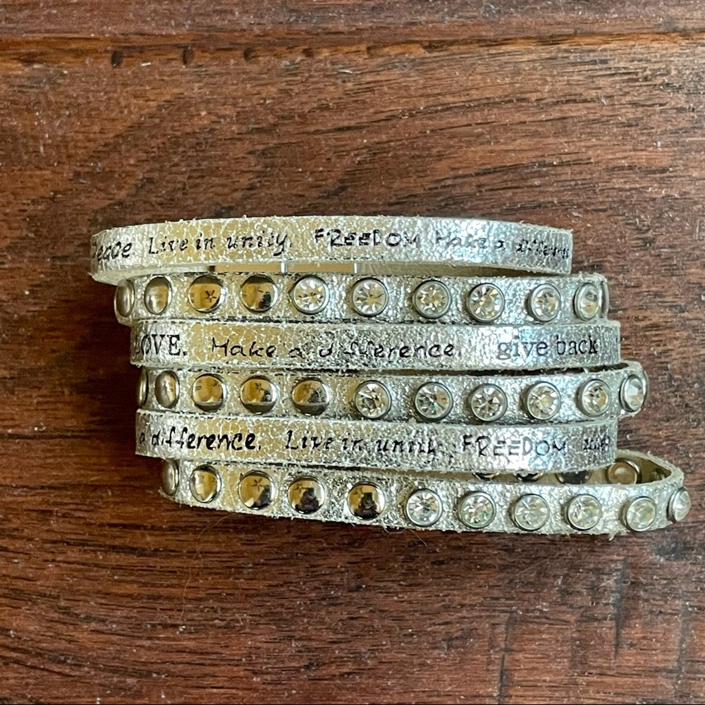 Humanity Leather Bracelet